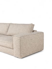 3-zit met poef MONOBO - Taupe C-HIM-47-TZ