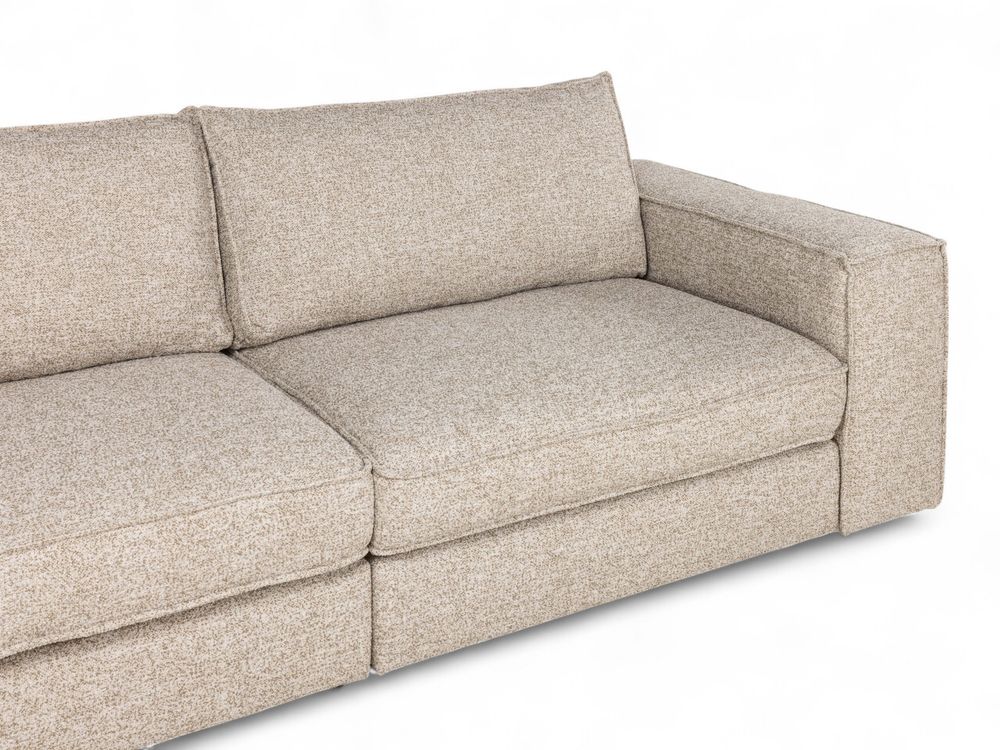 3-zit met poef MONOBO - Taupe C-HIM-47-TZ