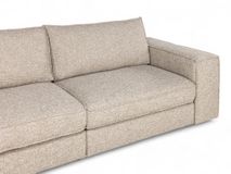 3-zit met poef MONOBO - Taupe C-HIM-47-TZ