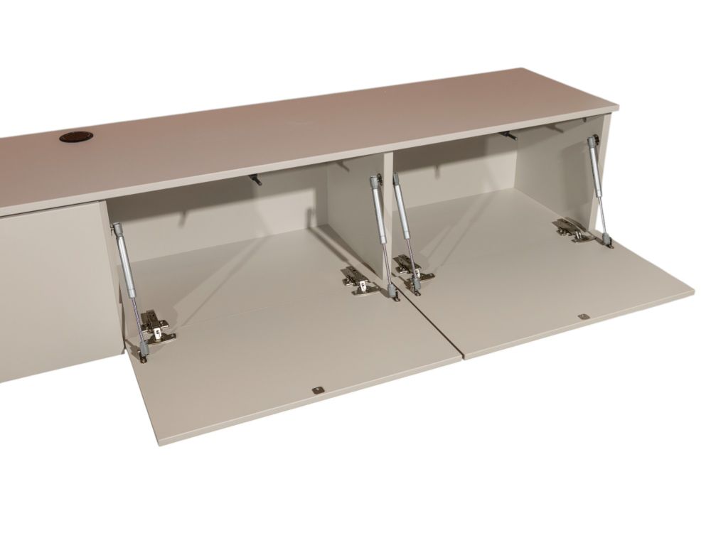 Hangend tv-meubel STUTTGART - Ivory MXF-297-000006