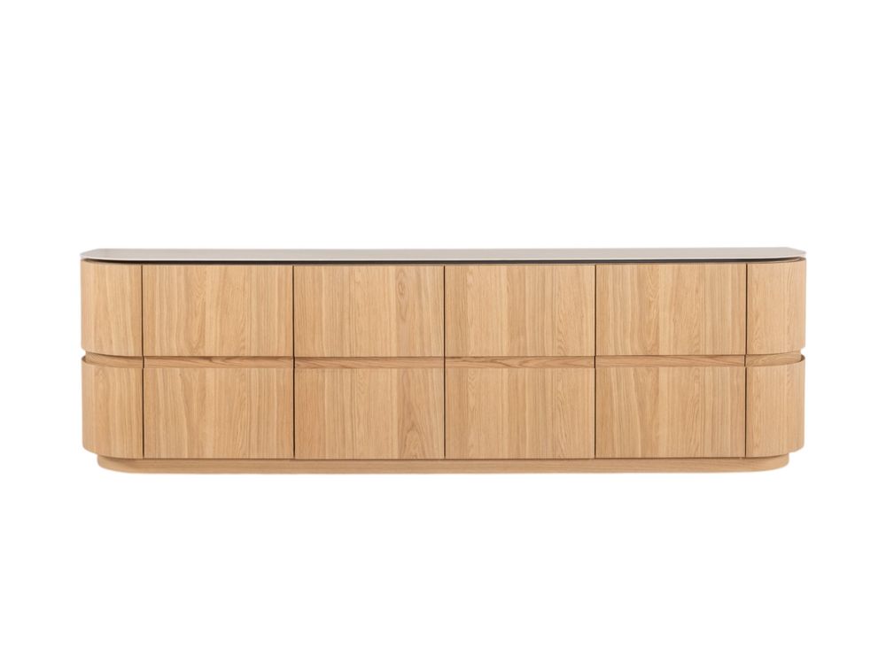 Dressoir HANA - Naturel eikenfineer/Keramiek CRE-4-001-NAT