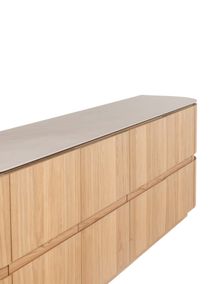 Dressoir HANA - Naturel eikenfineer/Keramiek CRE-4-001-NAT