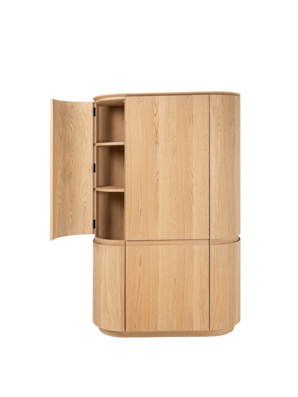 Wandkast HANA - Naturel eikenfineer CRE-4-000035-E-FN