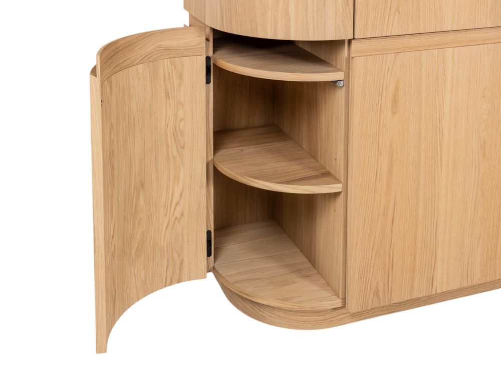 Wandkast HANA - Naturel eikenfineer CRE-4-000035-E-FN