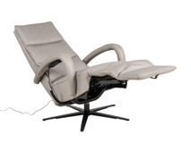 Elektrische relaxfauteuil VIVA - Grijs leder HKL-25-001-S-VIAL