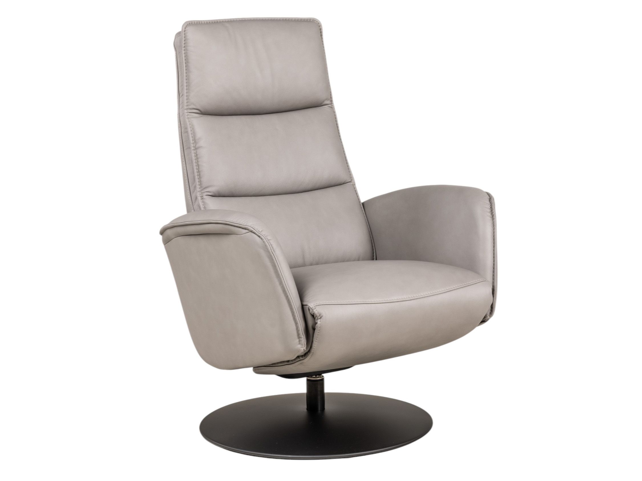 Relaxfauteuil VIVA - Grijs leder