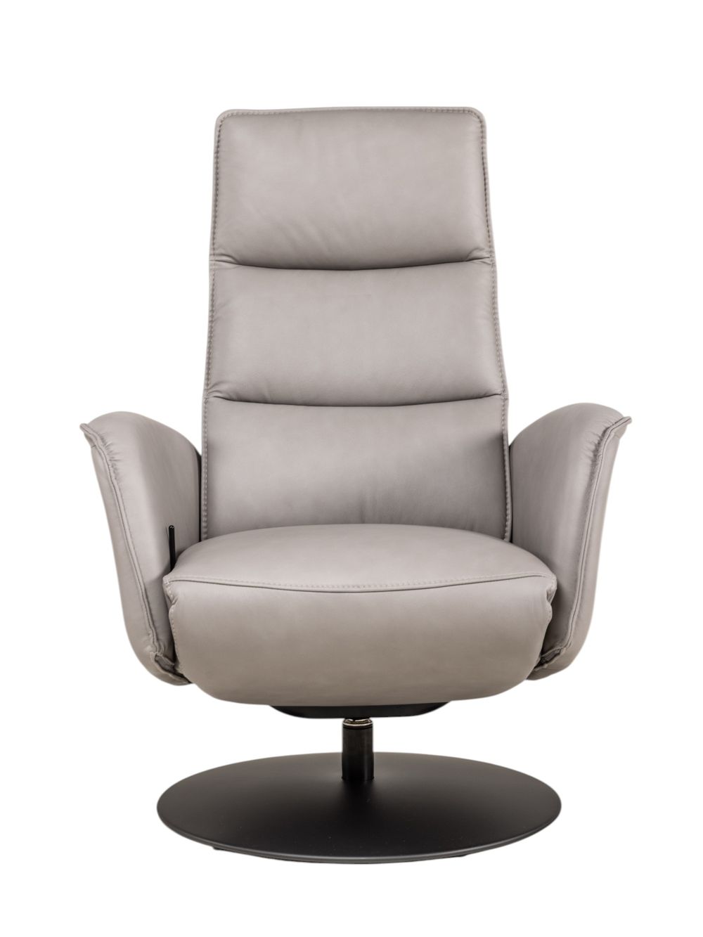 Relaxfauteuil VIVA - Grijs leder HKL-25-002-M-VIAL