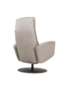 Relaxfauteuil VIVA - Grijs leder HKL-25-002-M-VIAL
