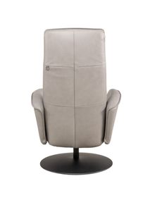 Relaxfauteuil VIVA - Grijs leder HKL-25-002-M-VIAL