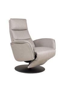 Relaxfauteuil VIVA - Grijs leder HKL-25-002-M-VIAL