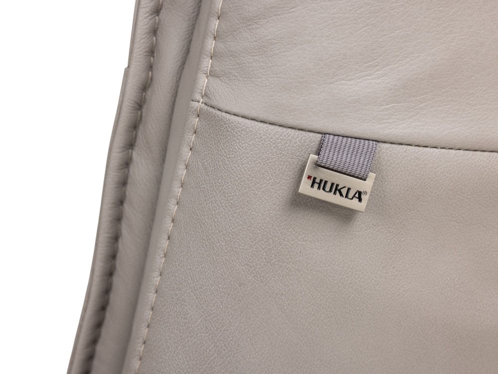 Relaxfauteuil VIVA - Grijs leder HKL-25-002-M-VIAL