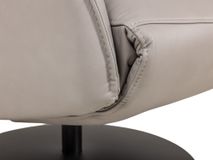 Relaxfauteuil VIVA - Grijs leder HKL-25-002-M-VIAL