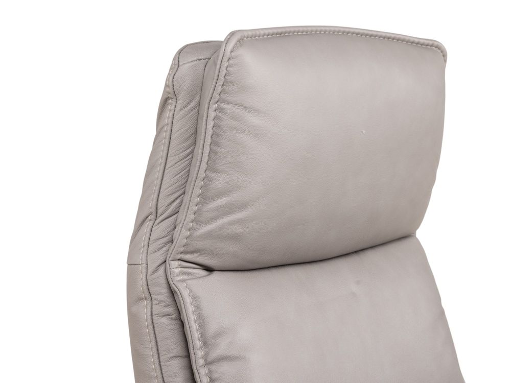 Relaxfauteuil VIVA - Grijs leder HKL-25-002-M-VIAL