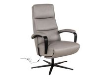 Elektrische relaxfauteuil VIVA - Grijs leder HKL-25-003-L-VIAL