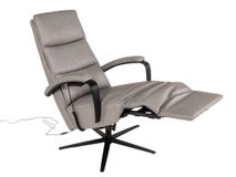 Elektrische relaxfauteuil VIVA - Grijs leder HKL-25-003-L-VIAL