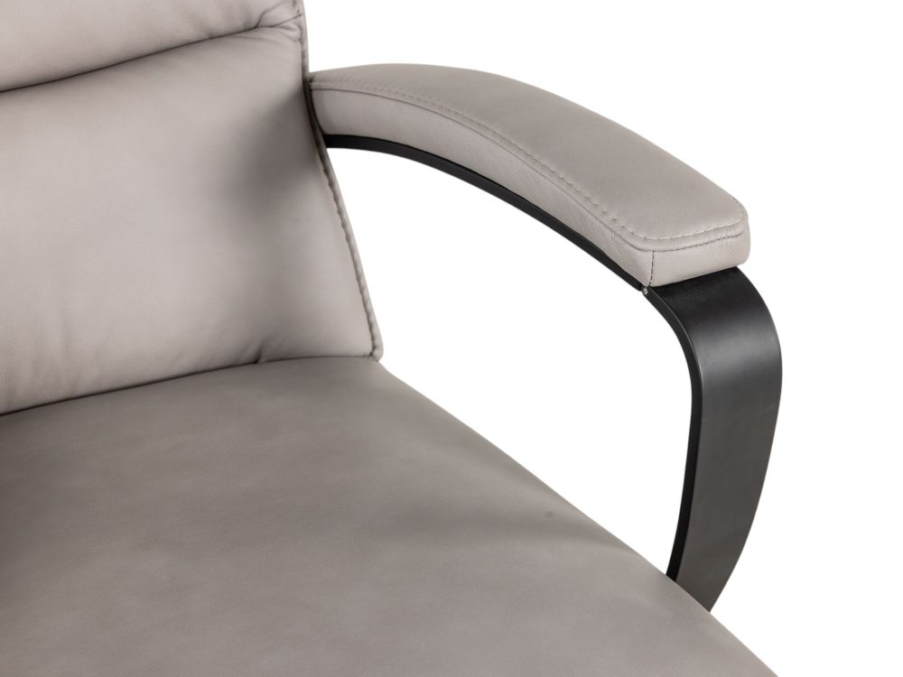 Elektrische relaxfauteuil VIVA - Grijs leder HKL-25-003-L-VIAL