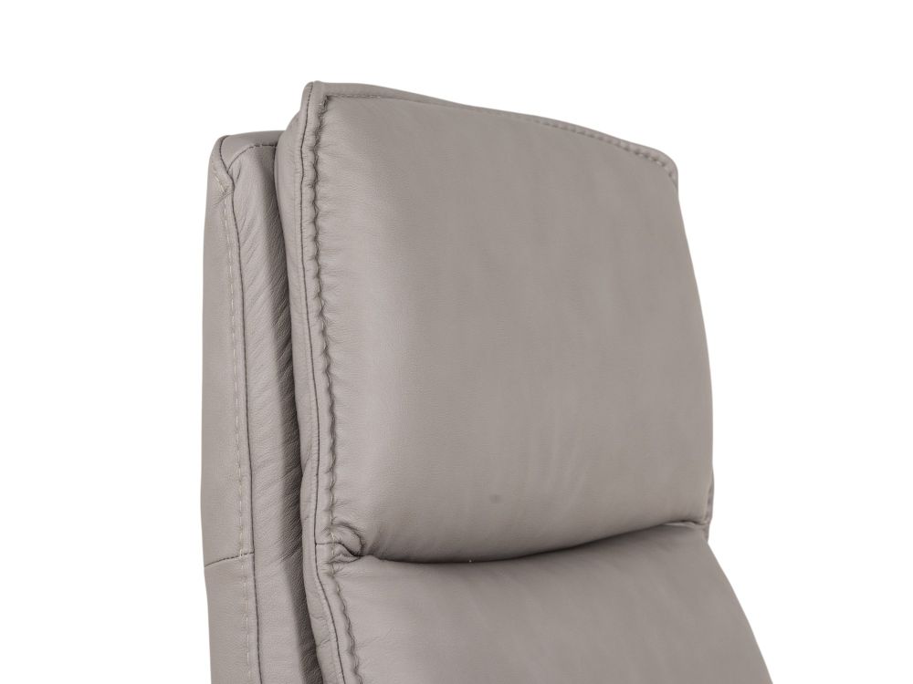 Elektrische relaxfauteuil VIVA - Grijs leder HKL-25-003-L-VIAL