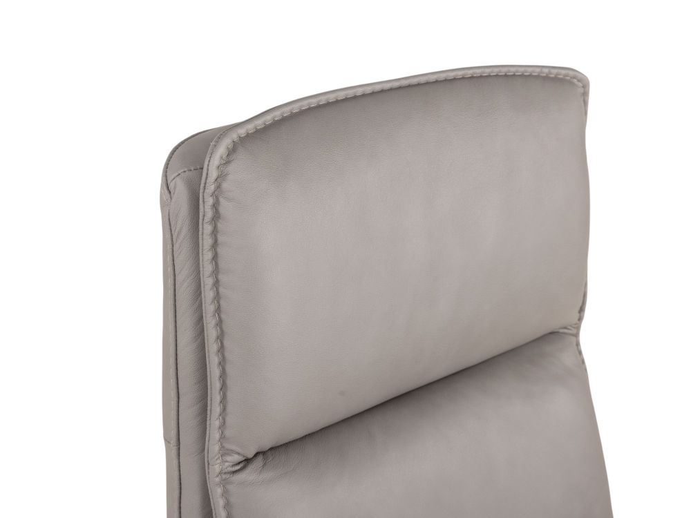 Elektrische relaxfauteuil VIVA - Grijs leder HKL-25-003-L-VIAL